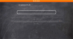 Desktop Screenshot of es-spareparts.de