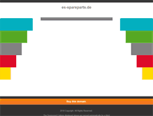 Tablet Screenshot of es-spareparts.de